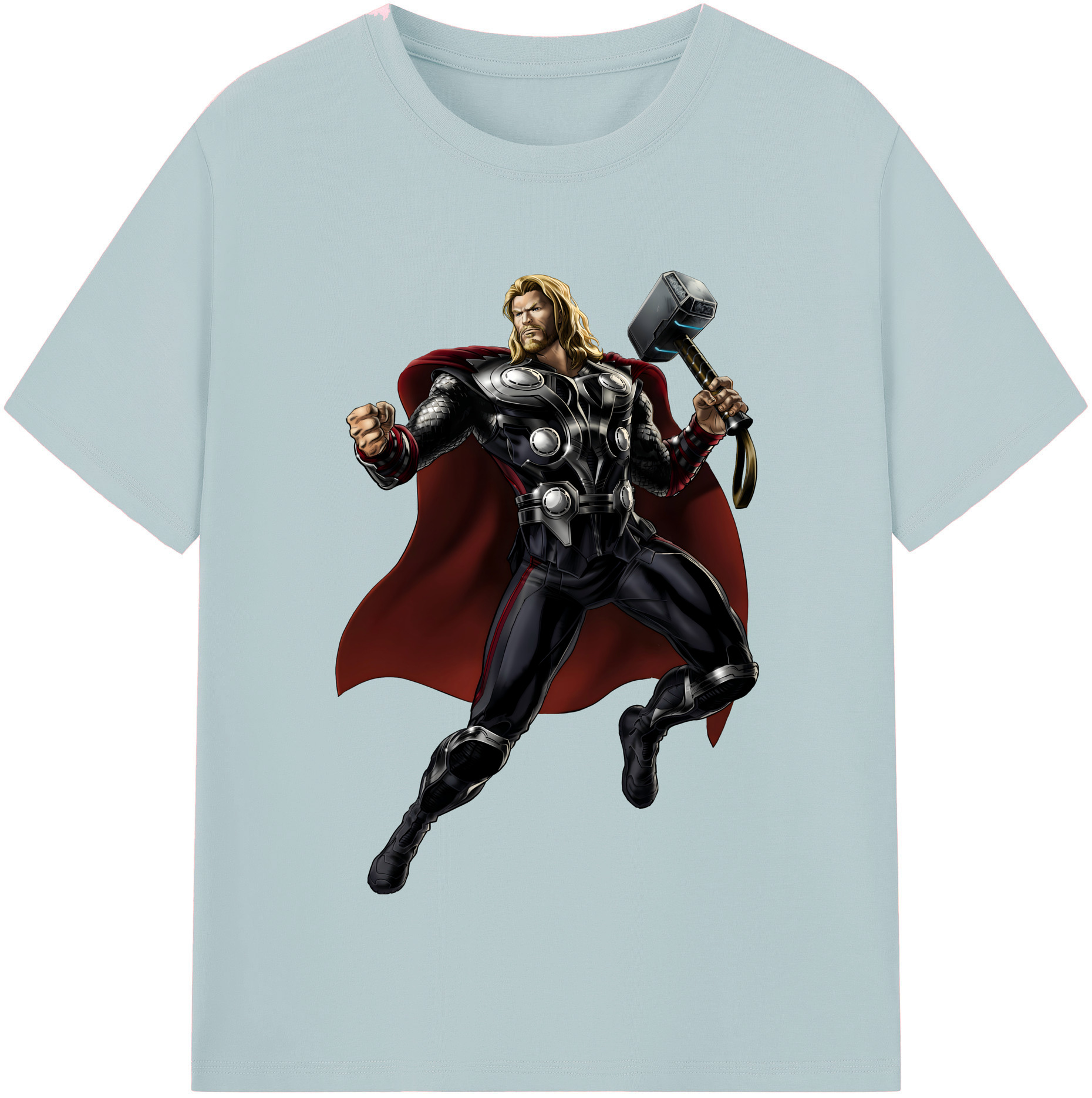 （画像用） アベンジャーズ The Avengers 綿100％半袖Tシャツ（フロントプリント）